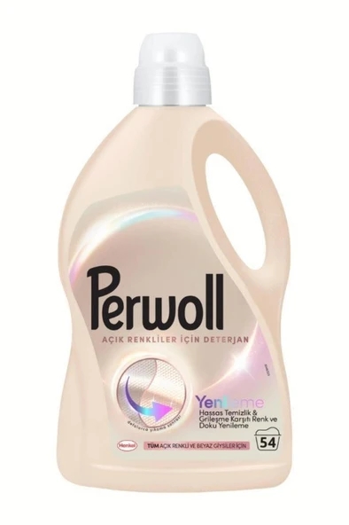 Perwoll Yenileme Açık Renkliler için Sıvı Deterjan 2.97 lt