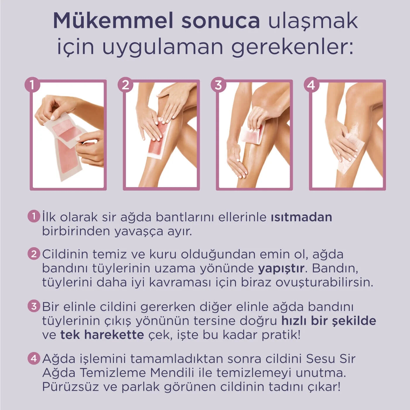Sesu Ağda Bandı 40’Lı Maxi Set Hassas