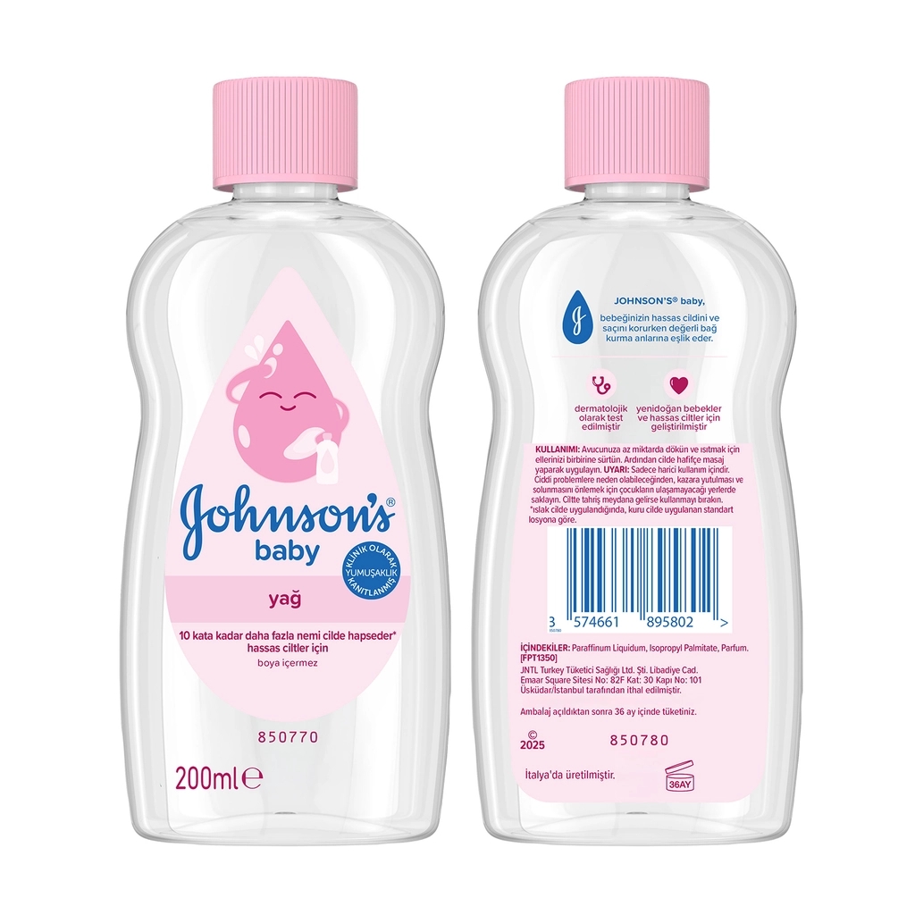 Johnson’s Baby Nemlendirici Bebek Yağı 200 ml