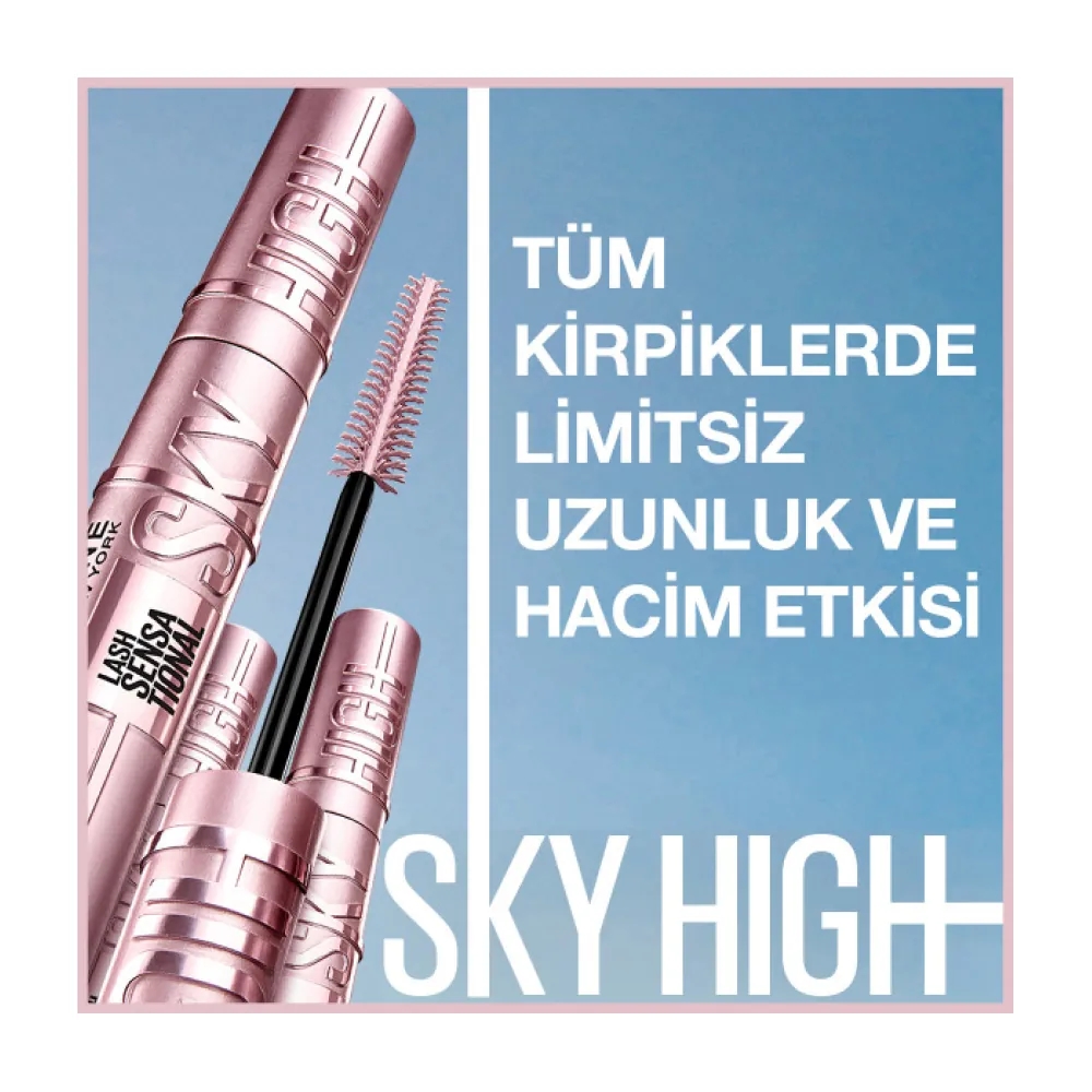 Maybelline New York Lash Sensational Sky High Suya Dayanıklı Waterproof Maskara
