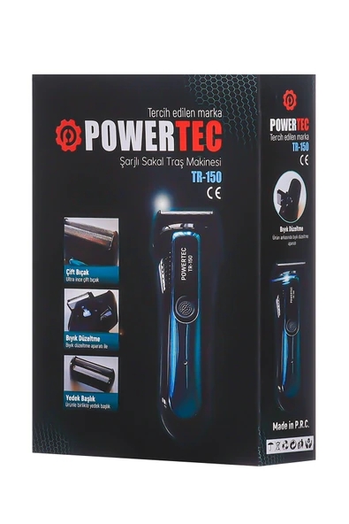 Powertec TR 150 Sakal Kesme Makinesi