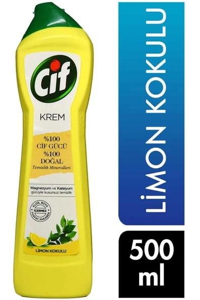 Cif Krem Limon Yüzey Temizleyici 500 ml