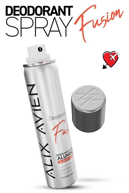 Alix Avien Alüminyumsuz Seyahat Boy Kadın Deodorant Sprey 75 ML - Fusion