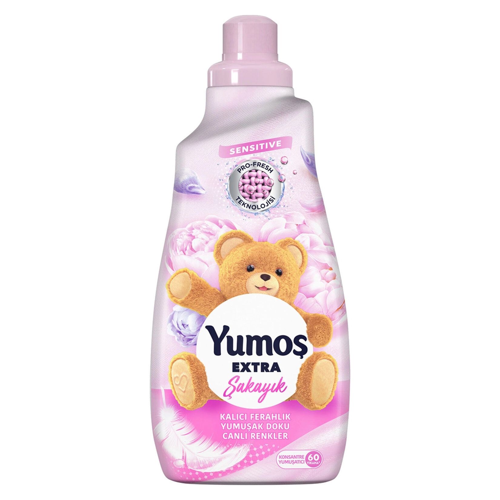 Yumoş Extra Konsantre Şakayık Yumuşatıcı 60 Yıkama 1.44 lt