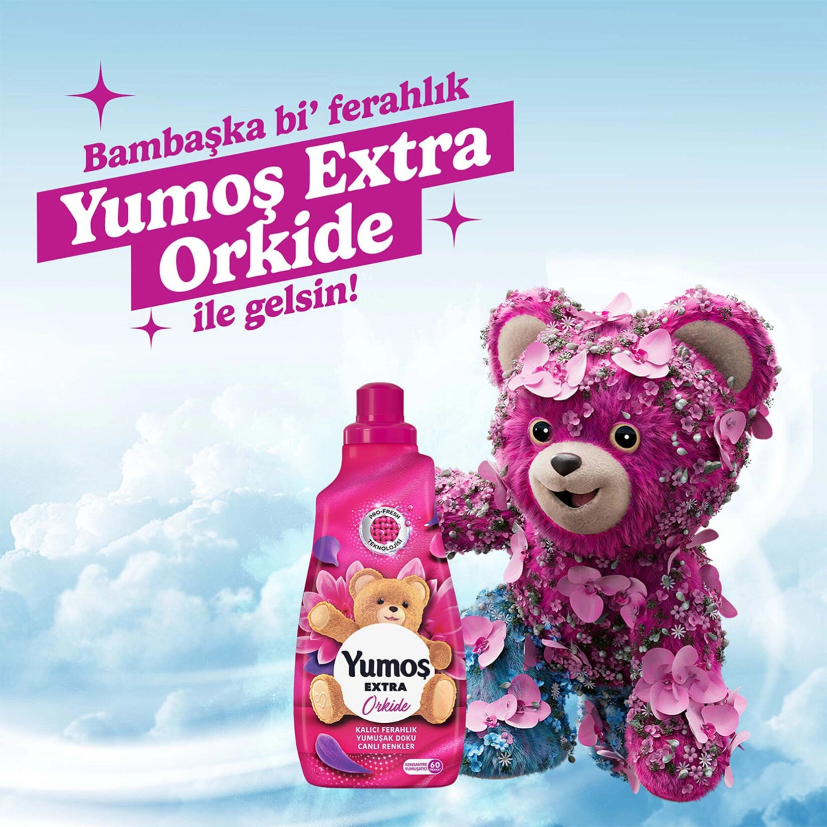 Yumoş Extra Orkide Yumuşatıcı 60 Yıkama 1.44 lt
