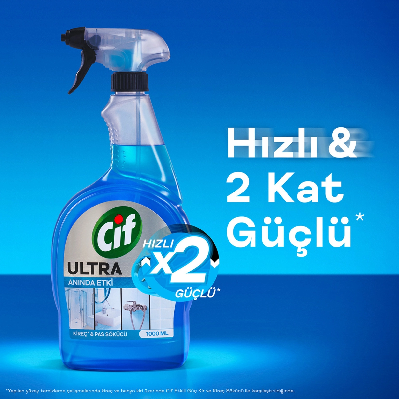 Cif Ultra Anında Kireç ve Pas Sökücü Sprey 750 ml