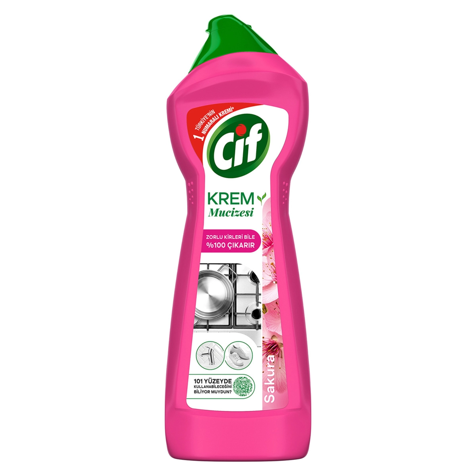 Cif Krem Sakura Mutfak Banyo Temizleyici 750 ml