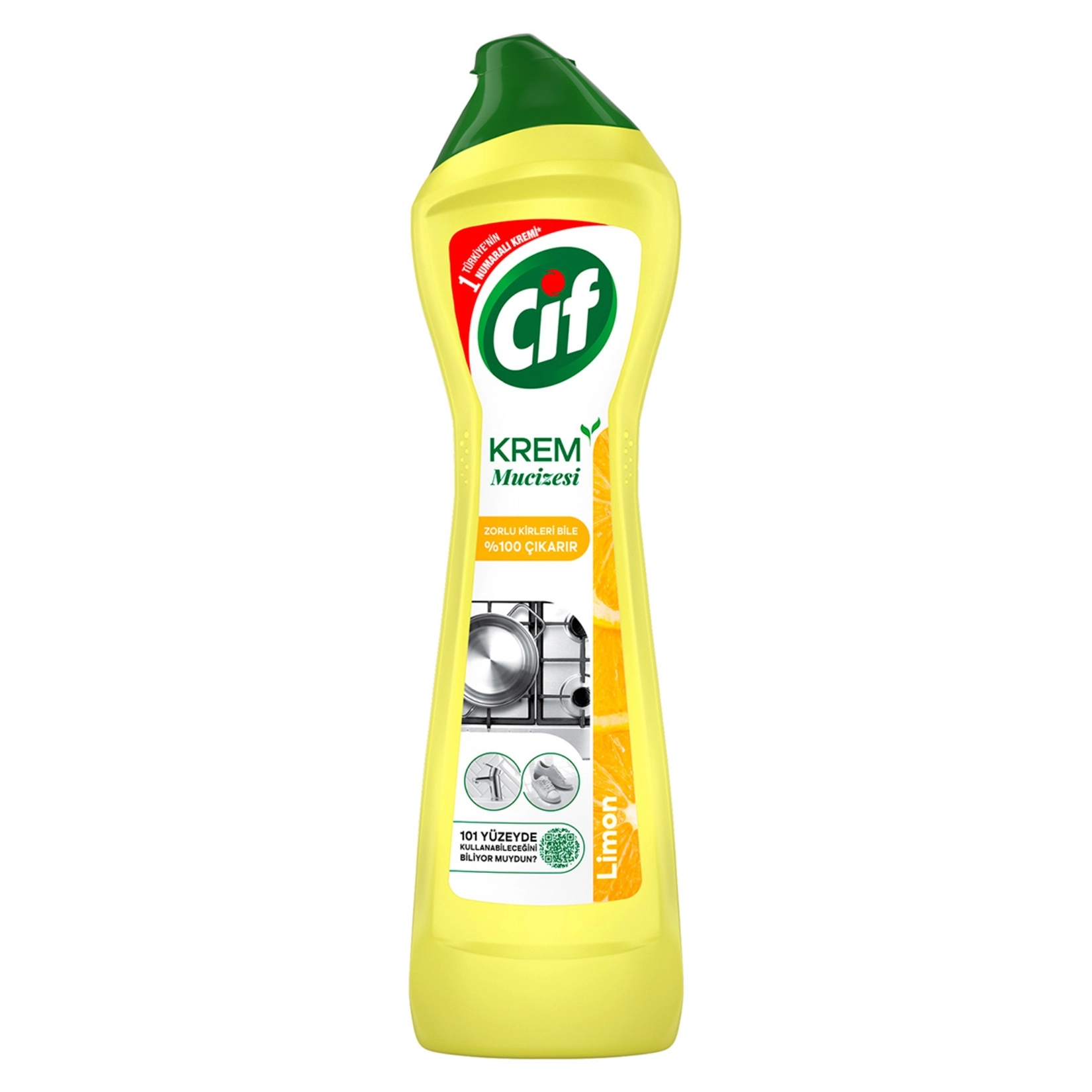 Cif Krem Limon Yüzey Temizleyici 500 ml