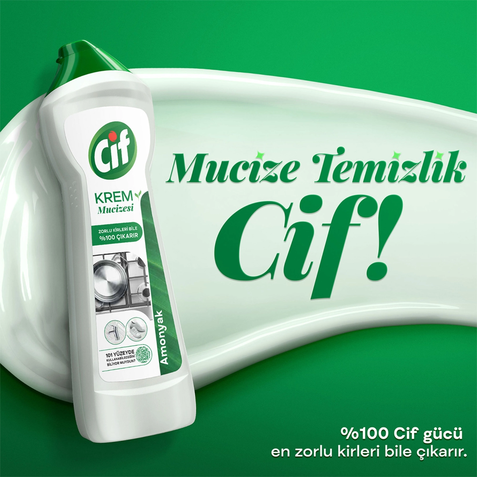 Cif Krem Amonyak Yüzey Temizleyici 750 ml