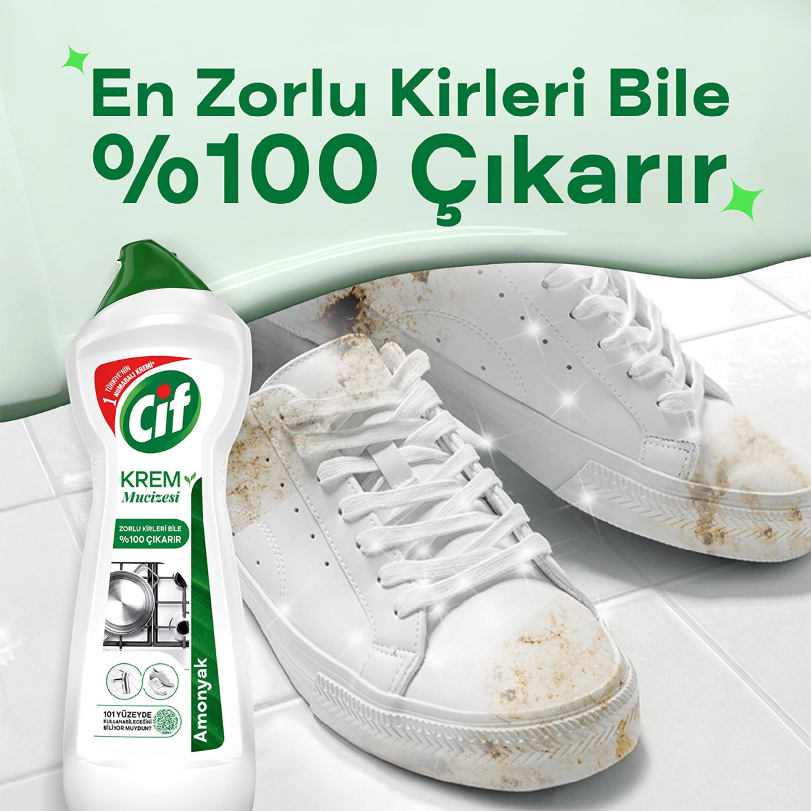 Cif Krem Amonyak Yüzey Temizleyici 750 ml