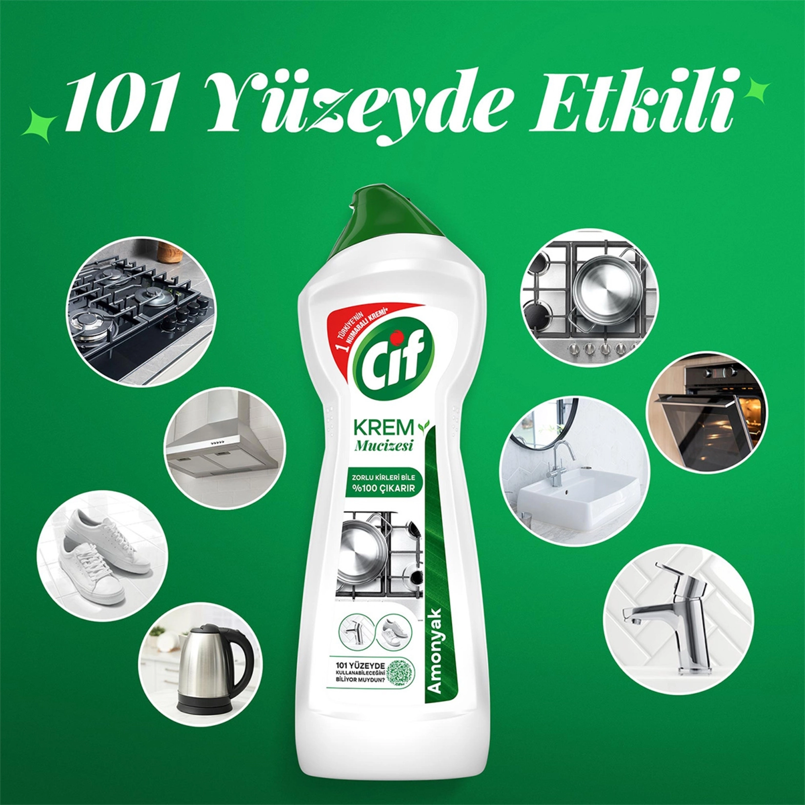 Cif Krem Amonyak Yüzey Temizleyici 750 ml