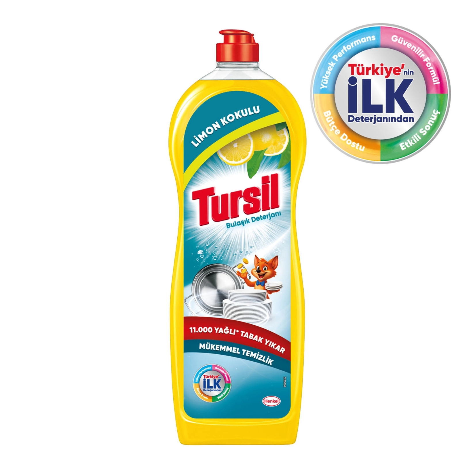 Tursil Limon Kokulu Sıvı Bulaşık Deterjanı 750 ml