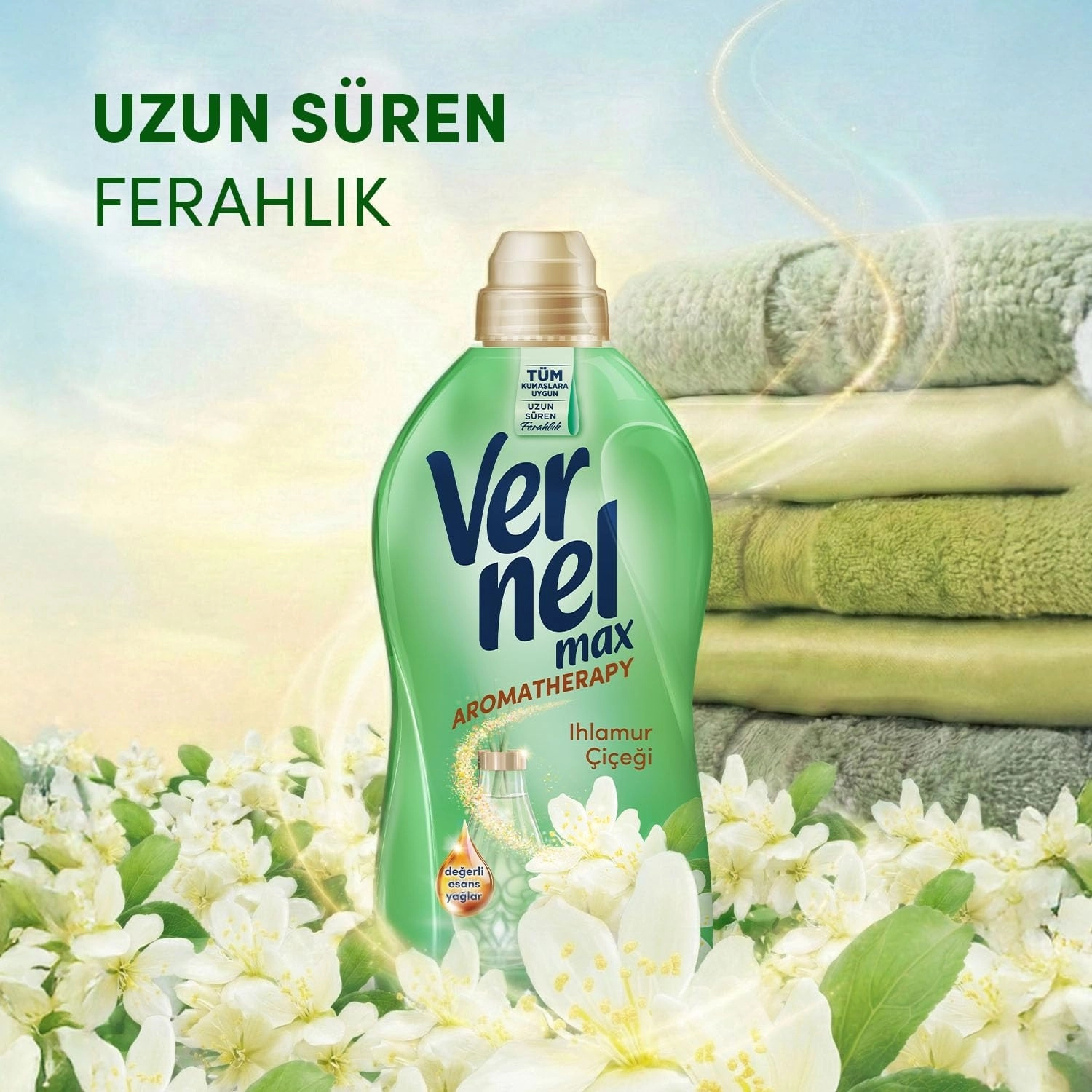 Vernel Max Ihlamur Çiçeği Yumuşatıcı 60 Yıkama 1.44 lt