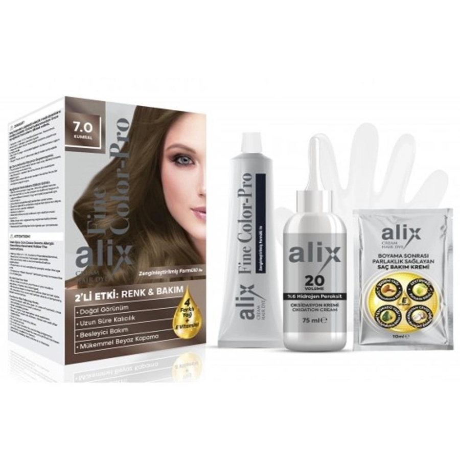 Alix Kit Saç Boyası 7.0 Kumral