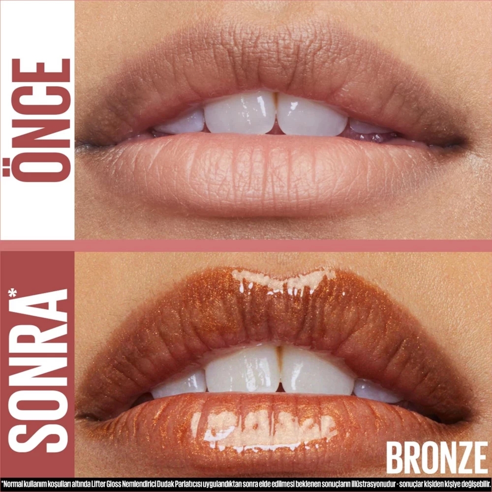 Maybelline New York Lifter Gloss Nemlendirici 018 Bronze Dudak Parlatıcısı