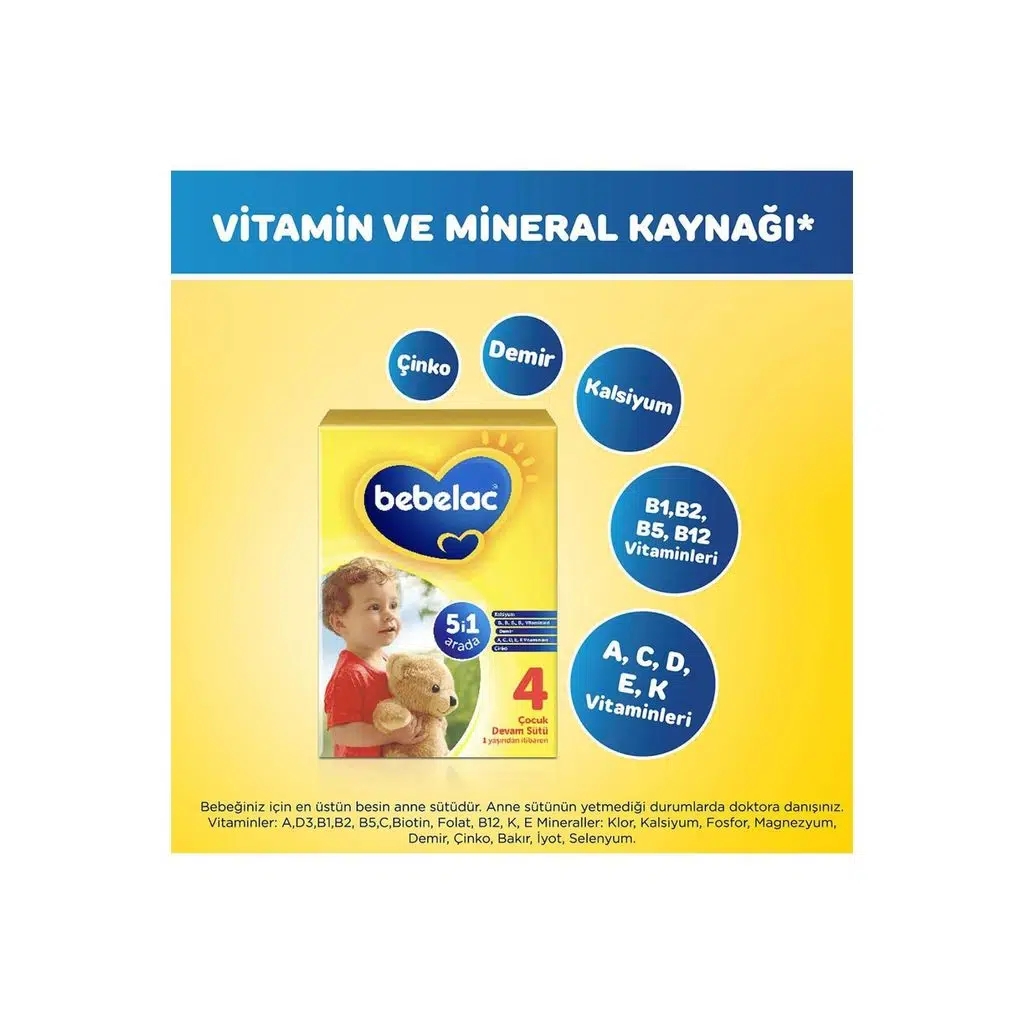 Bebelac 4 Bebek Sütü 800 gr