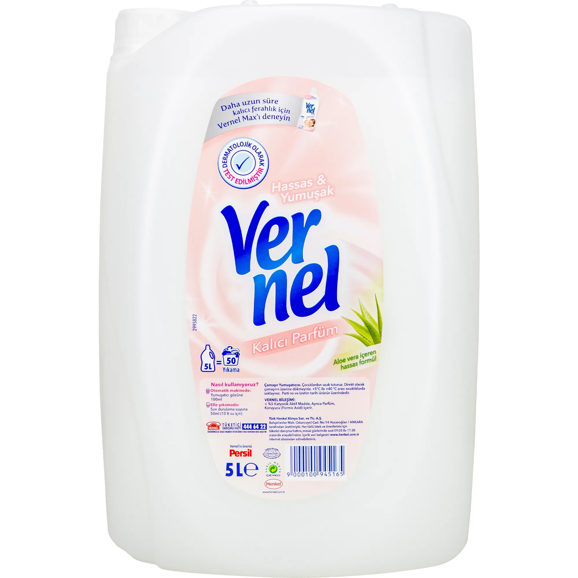 Vernel Sensitive Hassas ve Yumuşak Yumuşatıcı