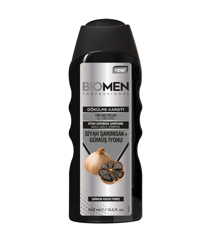 Biomen Şampuan Dökülme Karşıtı Siyah Sarımsak 400 Ml