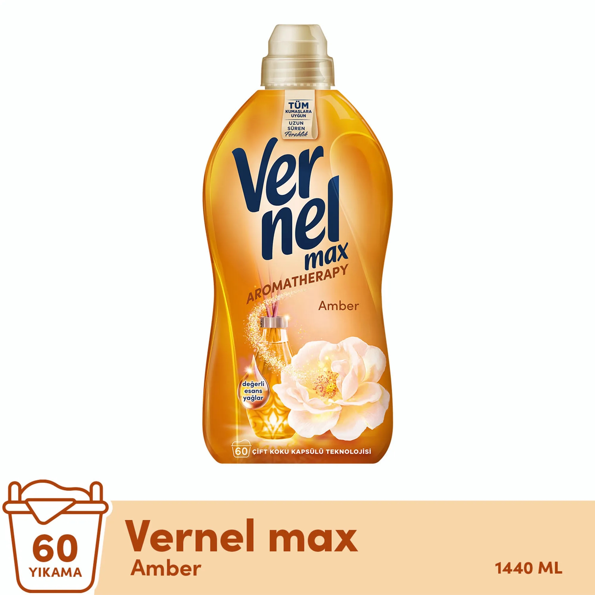 Vernel Max Amber Yumuşatıcı 60 Yıkama 1.44 lt