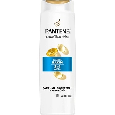 Pantene Klasik Bakım Şampuan 3’ü 1 Arada 400 Ml