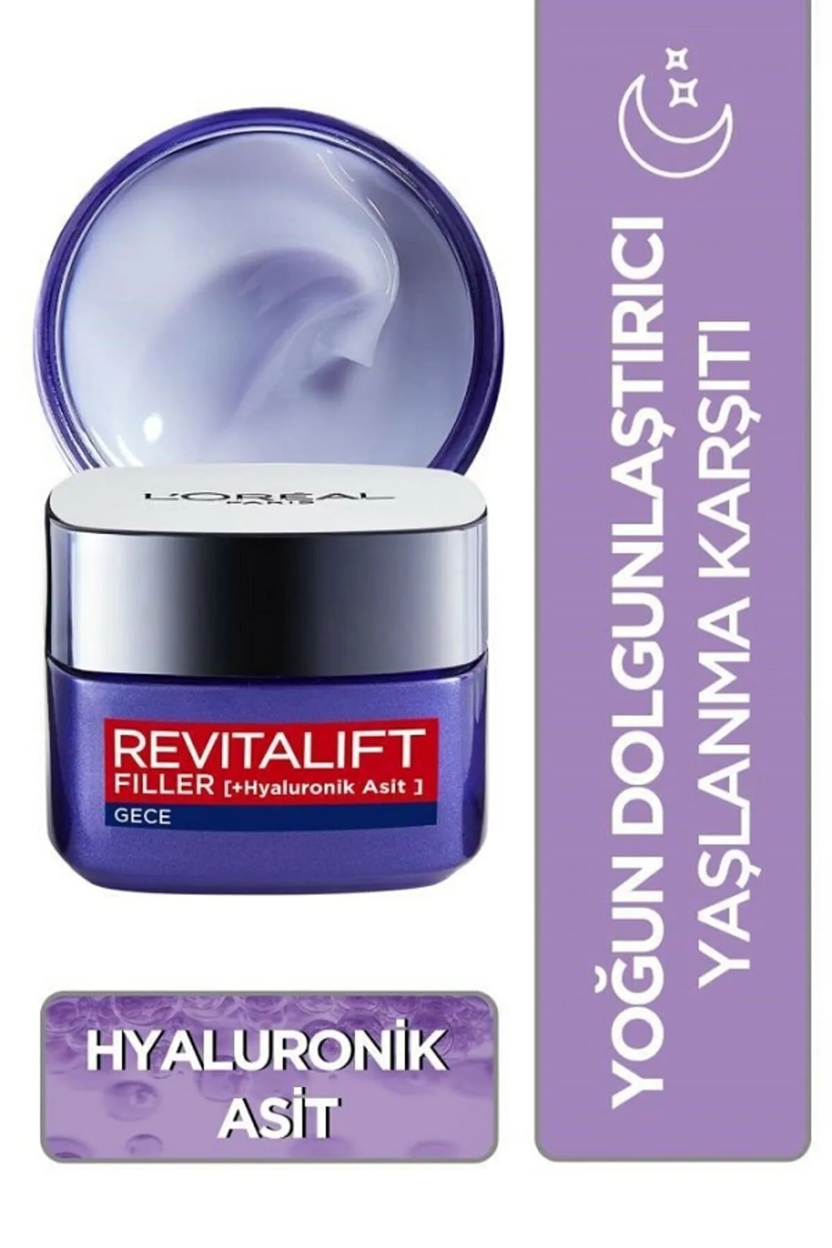 Loreal Paris Revitalift Filler Gece Kremi 50 Ml
