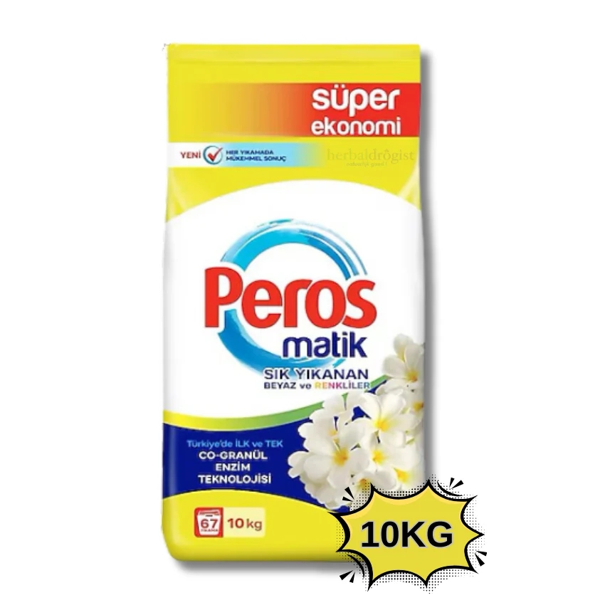 Peros Matik Yasemin Çiçeği 10 kg Toz Deterjan