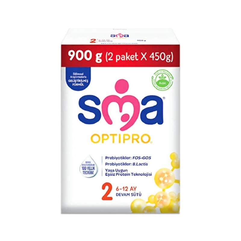 SMA Optipro 2 Probiyotik Devam Sütü 900 gr