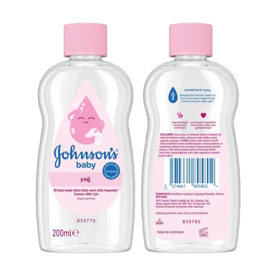 Johnson’s Baby Nemlendirici Bebek Yağı 200 ml