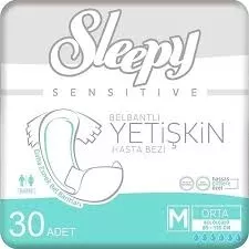 Sleepy Belbantlı Orta Boy M 30’lu Hasta Bezi