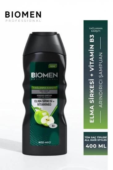 Bıomen Yağlanma Karşıtı Elma Sirkesi 400 Ml Şampuan