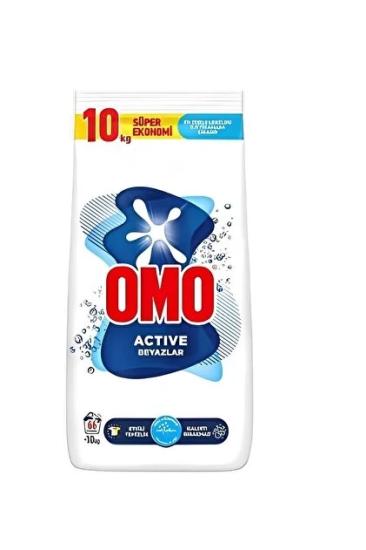 Omo Toz Çamaşır Deterjanı Active Beyazlar 10 Kg