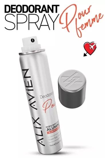 Alix Avien  Seyahat Boy Kadın Deodorant Sprey 75 ML - Pour Femme