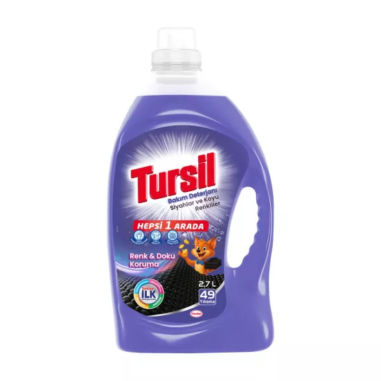 Tursil Bakım Siyahlar ve Koyu Renkliler Sıvı Deterjan 2.7 lt