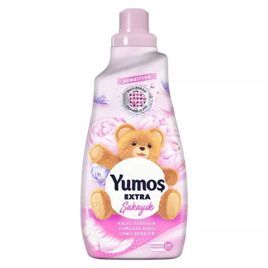 Yumoş Extra Konsantre Şakayık Yumuşatıcı 60 Yıkama 1.44 lt