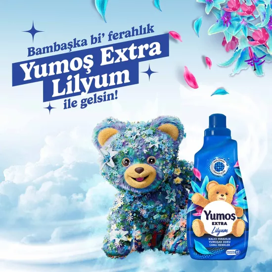Yumoş Extra Lilyum Yumuşatıcı 60 Yıkama 1.44 lt