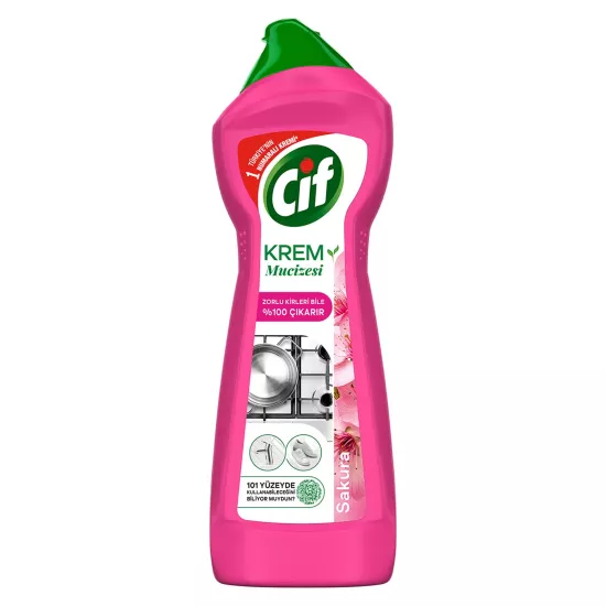Cif Krem Sakura Mutfak Banyo Temizleyici 750 ml