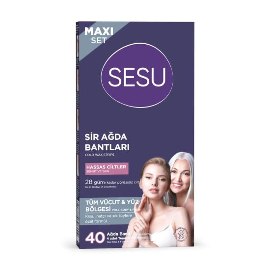 Sesu Ağda Bandı 40’Lı Maxi Set Hassas