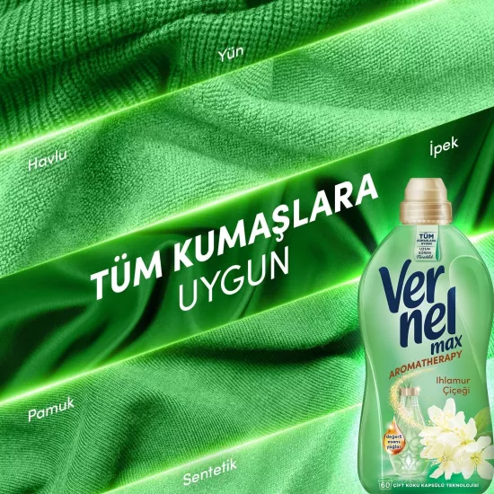 Vernel Max Ihlamur Çiçeği Yumuşatıcı 60 Yıkama 1.44 lt