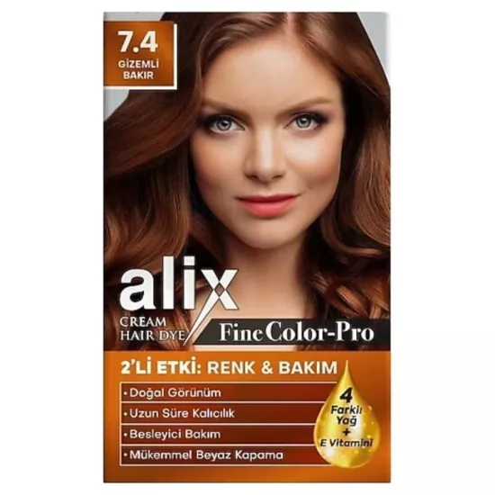Alix Kit Saç Boyası 7.4 Gizemli Bakır