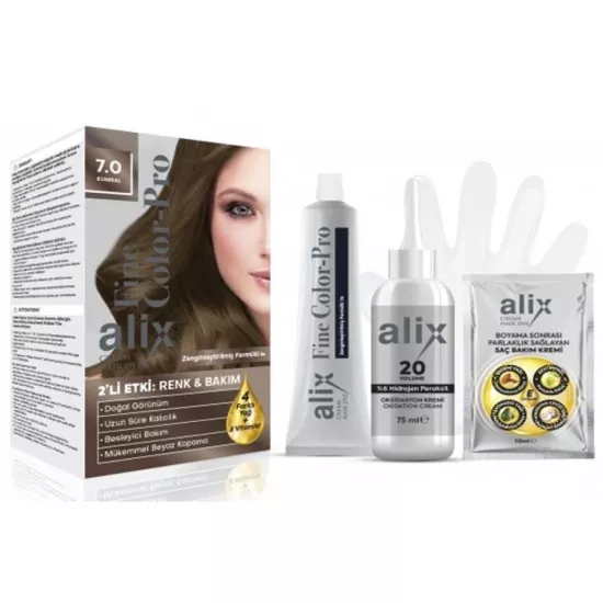Alix Kit Saç Boyası 7.0 Kumral