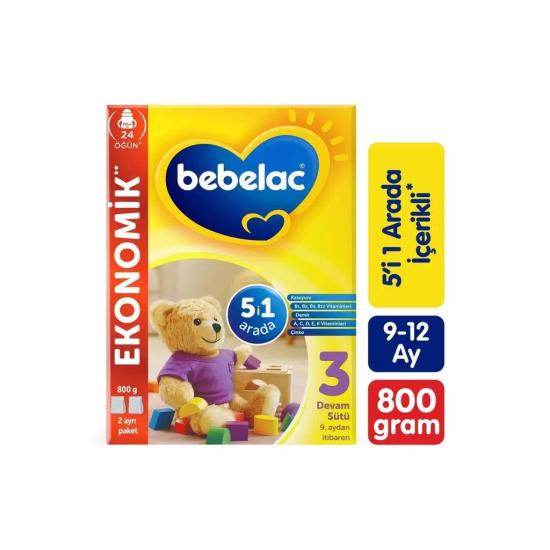 Bebelac 3 Bebek Sütü 800 gr