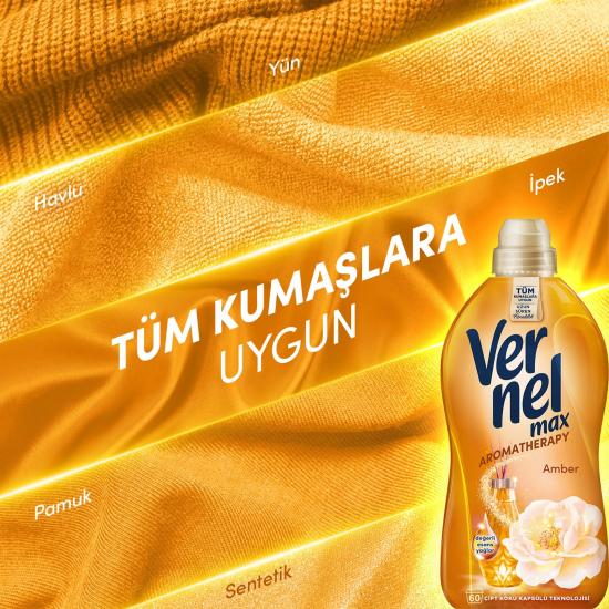 Vernel Max Amber Yumuşatıcı 60 Yıkama 1.44 lt