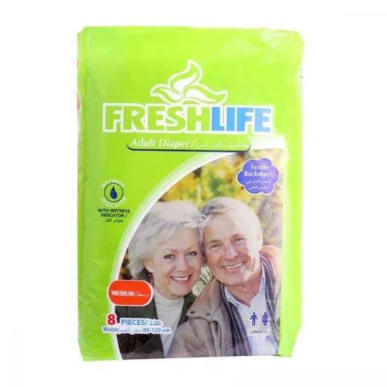 Freshlife Belbantlı Orta Boy M 8’li Hasta Bezi