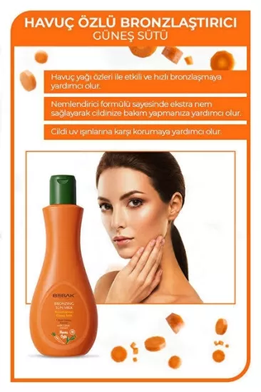 Bebak Havuç Özlü 120 ml Bronzlaştırıcı