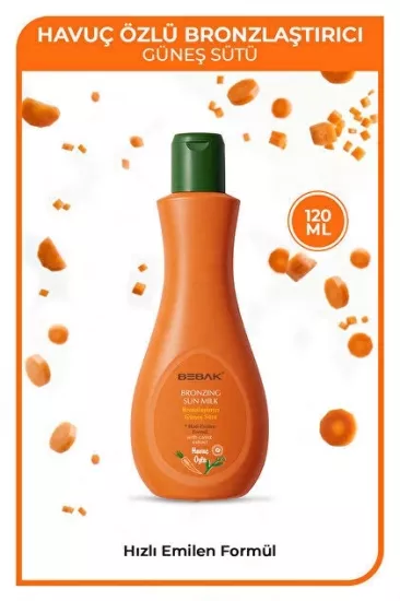 Bebak Havuç Özlü 120 ml Bronzlaştırıcı
