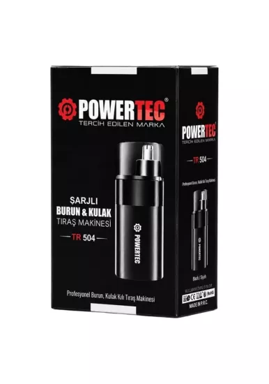 Powertec TR-504 Kulak-Burun Tüy Kesme Makinesi