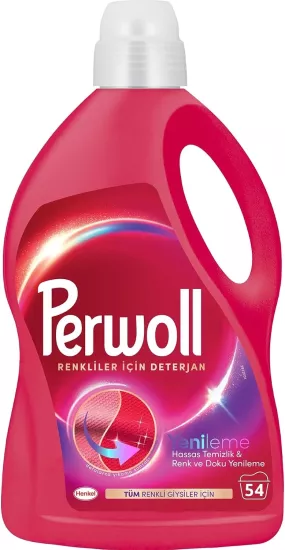 Perwoll Yenileme Renkliler için Sıvı Deterjan 54 Yıkama 2.97 lt