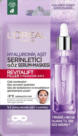 L’Oreal Paris Revitalift Filler Serinletici Göz Serum Maskesi 