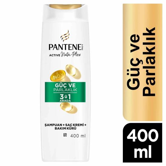 Pantene Güç Ve Parlaklık 3’Ü 1 Arada Şampuan 400Ml