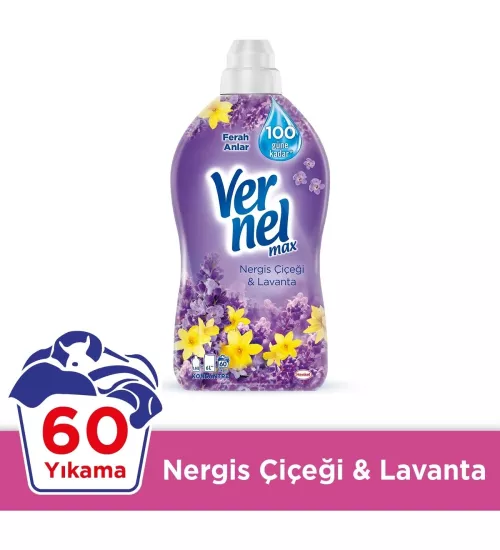 Yumoş Nergis Konsantre Yumuşatıcı 60 Yıkama 1.44 lt
